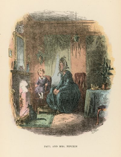Illustrazione per Dombey e Figlio da Hablot Knight Browne