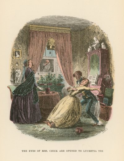 Illustrazione per Dombey e Figlio da Hablot Knight Browne