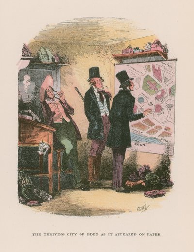 Illustrazione per Martin Chuzzlewit da Hablot Knight Browne