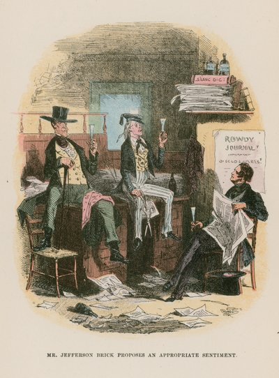 Illustrazione per Martin Chuzzlewit da Hablot Knight Browne