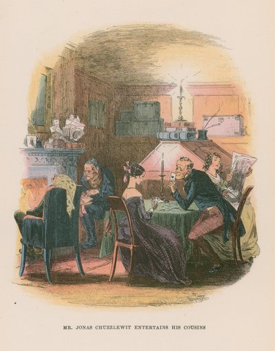 Illustrazione per Martin Chuzzlewit da Hablot Knight Browne