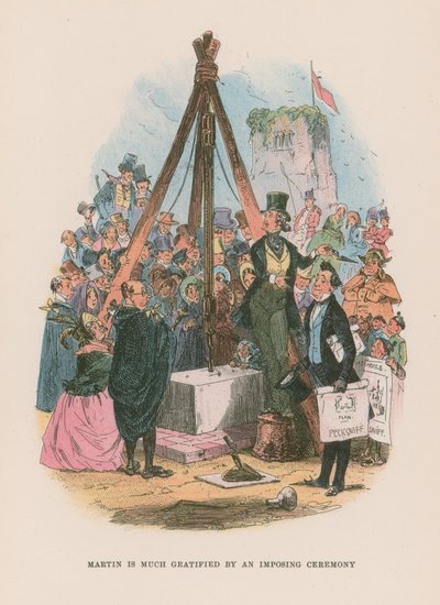 Illustrazione per Martin Chuzzlewit da Hablot Knight Browne