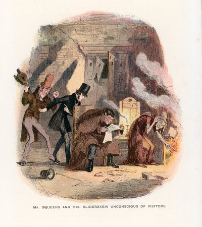 Illustrazione per Nicholas Nickleby da Hablot Knight Browne