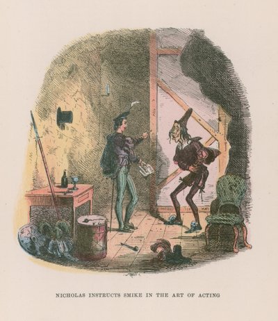 Illustrazione per Nicholas Nickleby da Hablot Knight Browne