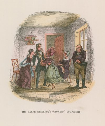 Illustrazione per Nicholas Nickleby da Hablot Knight Browne