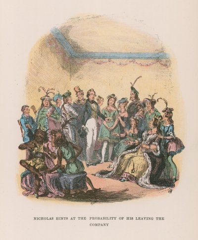 Illustrazione per Nicholas Nickleby da Hablot Knight Browne