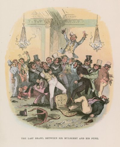 Illustrazione per Nicholas Nickleby da Hablot Knight Browne