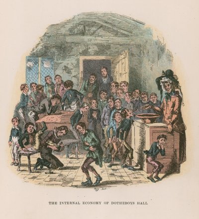 Illustrazione per Nicholas Nickleby da Hablot Knight Browne