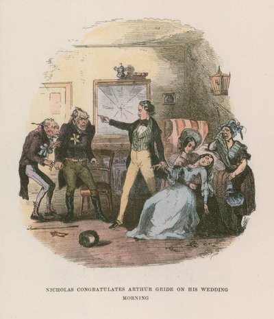 Illustrazione per Nicholas Nickleby da Hablot Knight Browne