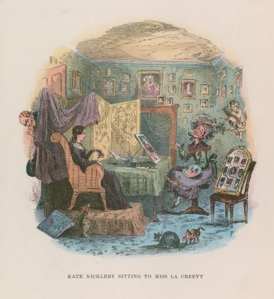 Illustrazione per Nicholas Nickleby da Hablot Knight Browne