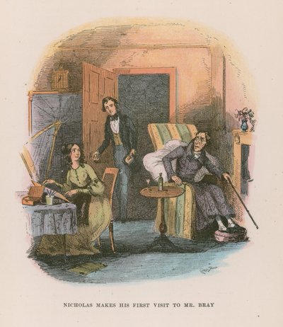 Illustrazione per Nicholas Nickleby da Hablot Knight Browne