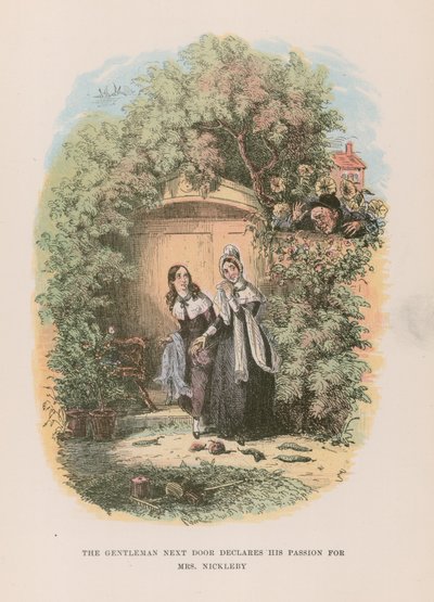 Illustrazione per Nicholas Nickleby da Hablot Knight Browne