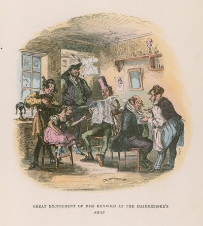 Illustrazione per Nicholas Nickleby da Hablot Knight Browne