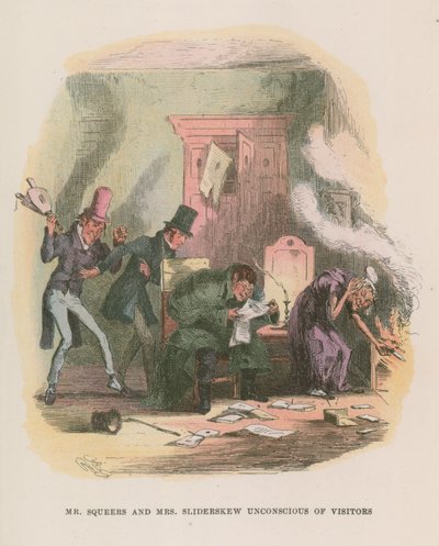 Illustrazione per Nicholas Nickleby da Hablot Knight Browne