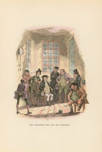 Illustrazione per Pickwick Papers da Hablot Knight Browne