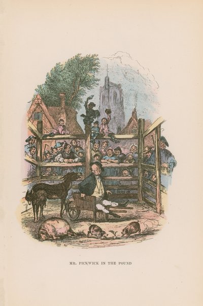Illustrazione per Pickwick Papers da Hablot Knight Browne