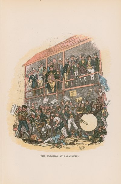 Illustrazione per Pickwick Papers da Hablot Knight Browne