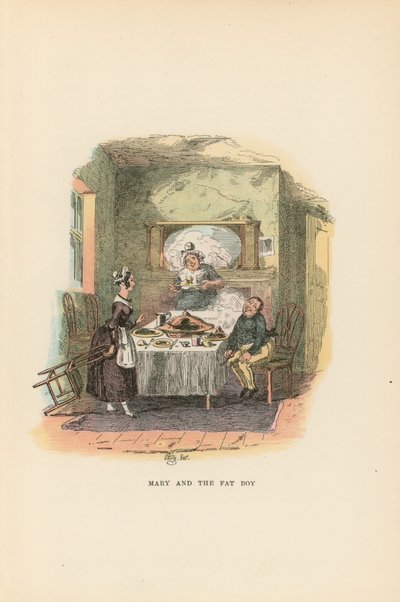 Illustrazione per Pickwick Papers da Hablot Knight Browne