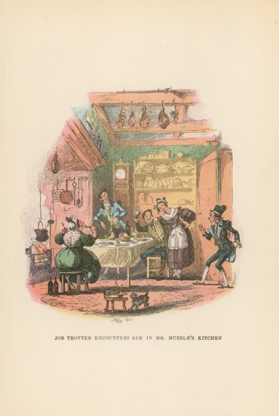 Illustrazione per Il Circolo Pickwick da Hablot Knight Browne
