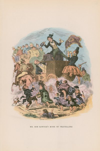 Illustrazione per Pickwick Papers da Hablot Knight Browne