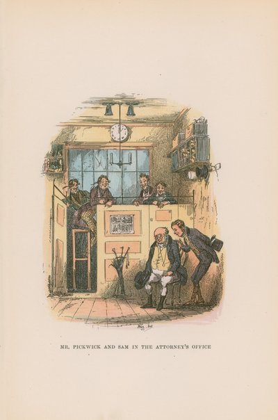 Illustrazione per Pickwick Papers da Hablot Knight Browne