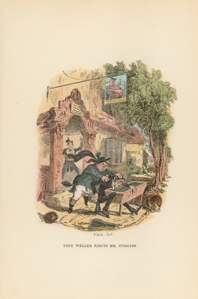 Illustrazione per Pickwick Papers da Hablot Knight Browne