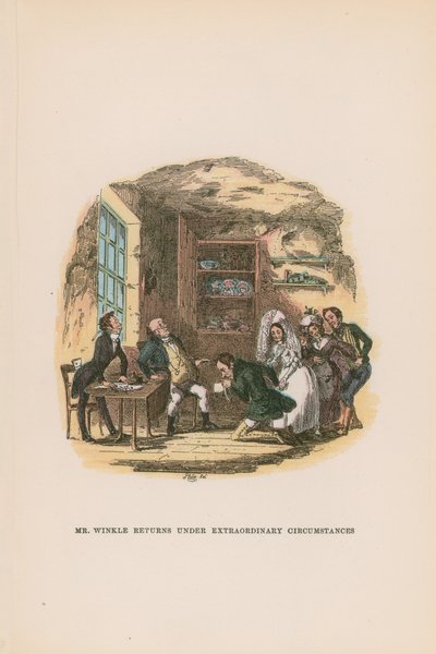 Illustrazione per Pickwick Papers da Hablot Knight Browne