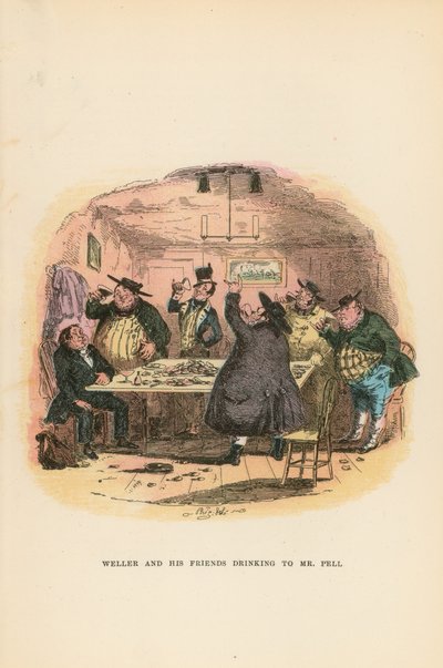 Illustrazione per Pickwick Papers da Hablot Knight Browne