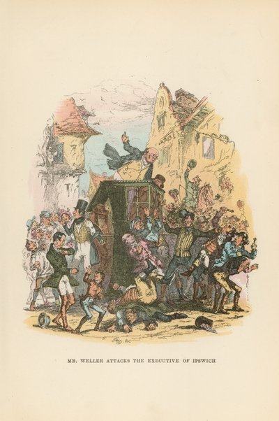 Illustrazione per Pickwick Papers da Hablot Knight Browne