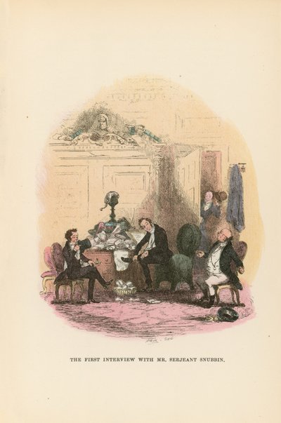 Illustrazione per Il Circolo Pickwick da Hablot Knight Browne