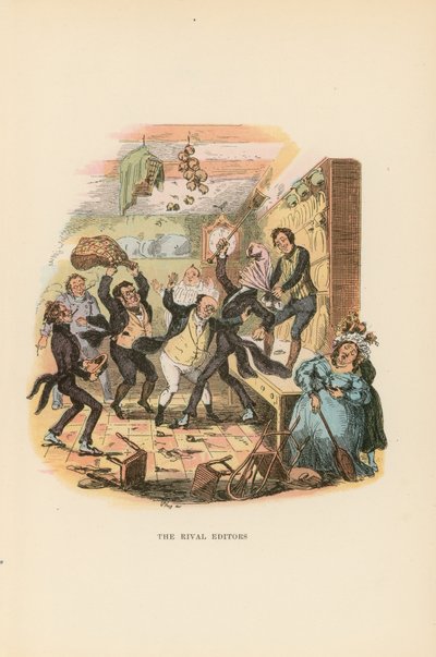 Illustrazione per i Pickwick Papers da Hablot Knight Browne