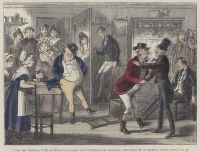 Illustrazione per Il Circolo Pickwick da Hablot Knight Browne