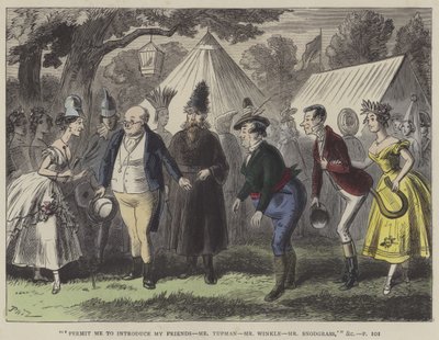 Illustrazione per Il Circolo Pickwick da Hablot Knight Browne