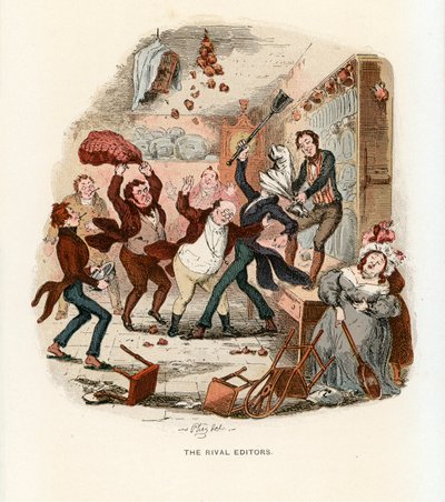 Illustrazione per i Pickwick Papers da Hablot Knight Browne