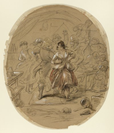 Danza irlandese da Hablot Knight Browne