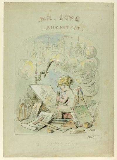 Mr. Love, architetto da Hablot Knight Browne