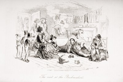 La visita al fabbricante di mattoni, illustrazione da 