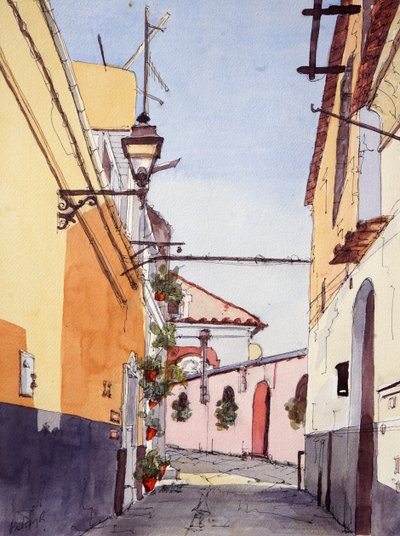 Stradina, Positano, Italia, c.2024 da Hadley Rampton
