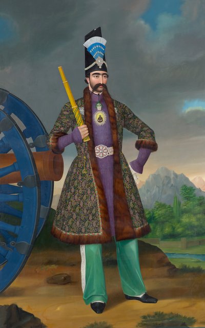 Naser al-Din, lo Scià di Persia da Hakob Hovnatanyan