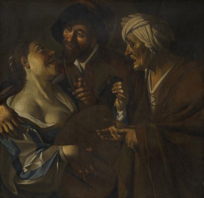 Procuress, falso dopo Dirck van Baburen, c.1930-45 da Han van Meegeren