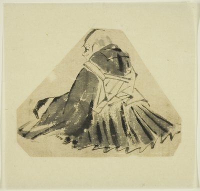 Schizzo di un sacerdote da Hanabusa Itcho