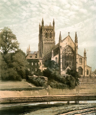 Cattedrale di Worcester, Worcestershire da Hanhart