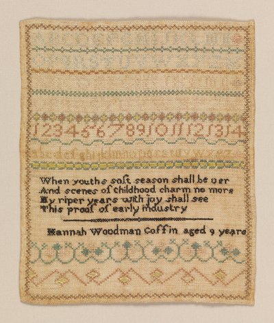 Campione da Hannah Woodman Coffin