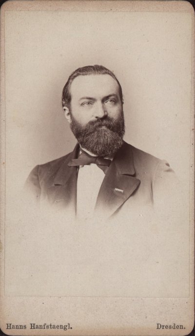 Ritratto del violoncellista e compositore Friedrich Grützmacher da Hanns Hanfstaengl