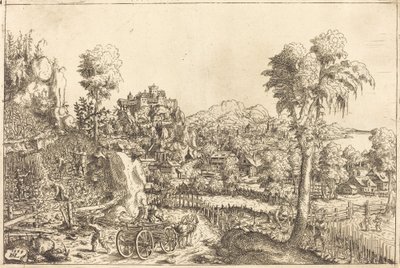 Paesaggio con vigneto da Hanns Lautensack