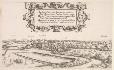 Vista panoramica di Norimberga: Parte sinistra da Hanns Lautensack