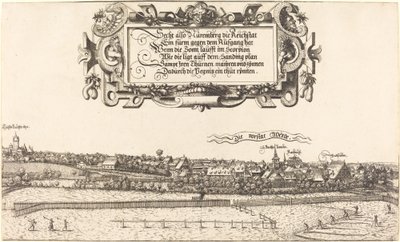 Veduta di Norimberga da est [sezione destra] da Hanns Lautensack