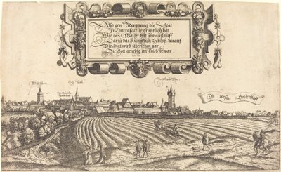 Veduta di Norimberga da Ovest [sezione destra] da Hanns Lautensack