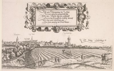 Veduta Panoramica di Norimberga: Parte Destra da Hanns Sebald Lautensack