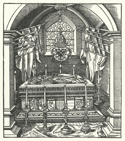 Un sarcofago degli Asburgo da Hans (after) Burgkmair